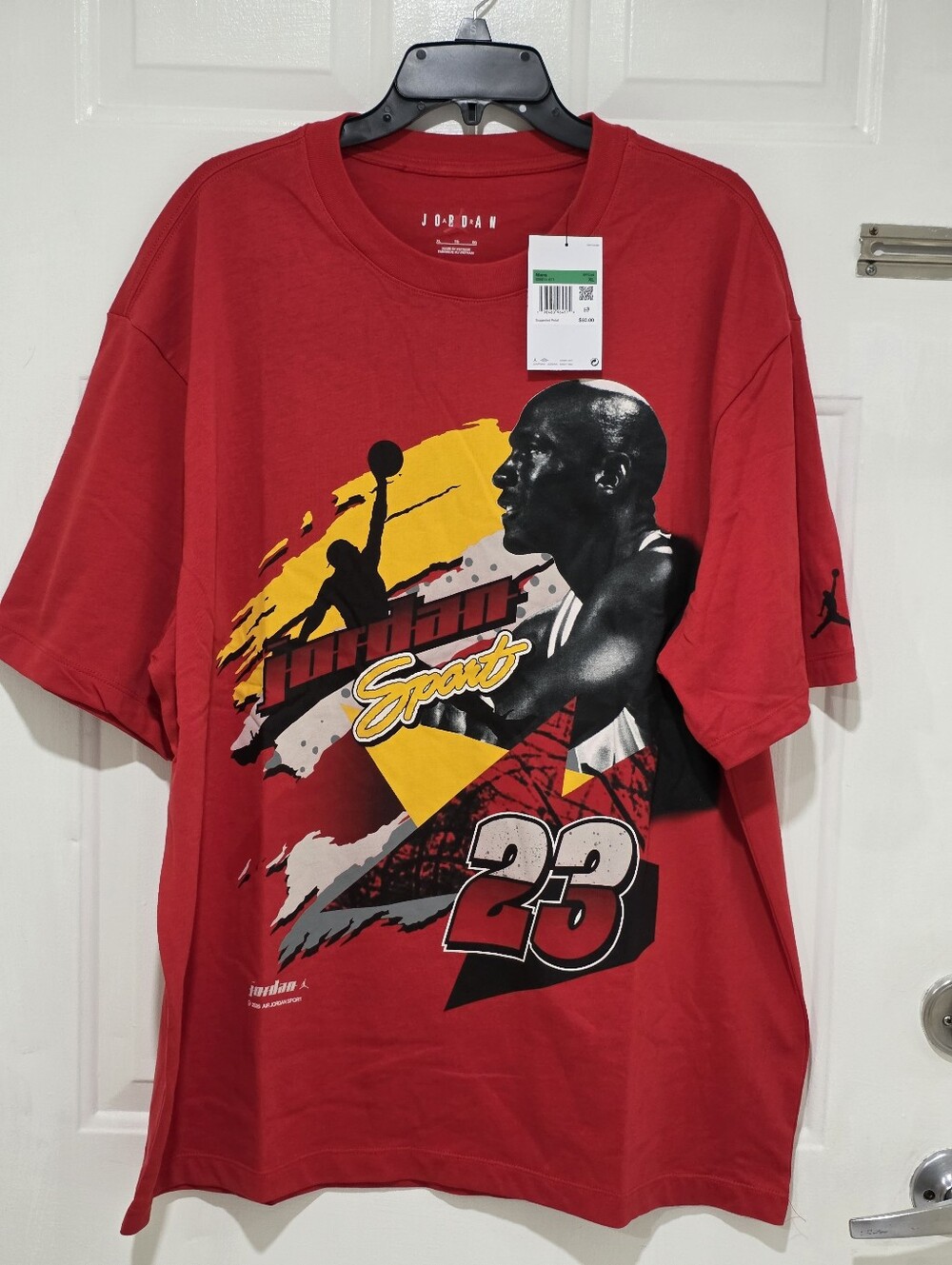Jordan Red Graphic 23 Basketball Tee